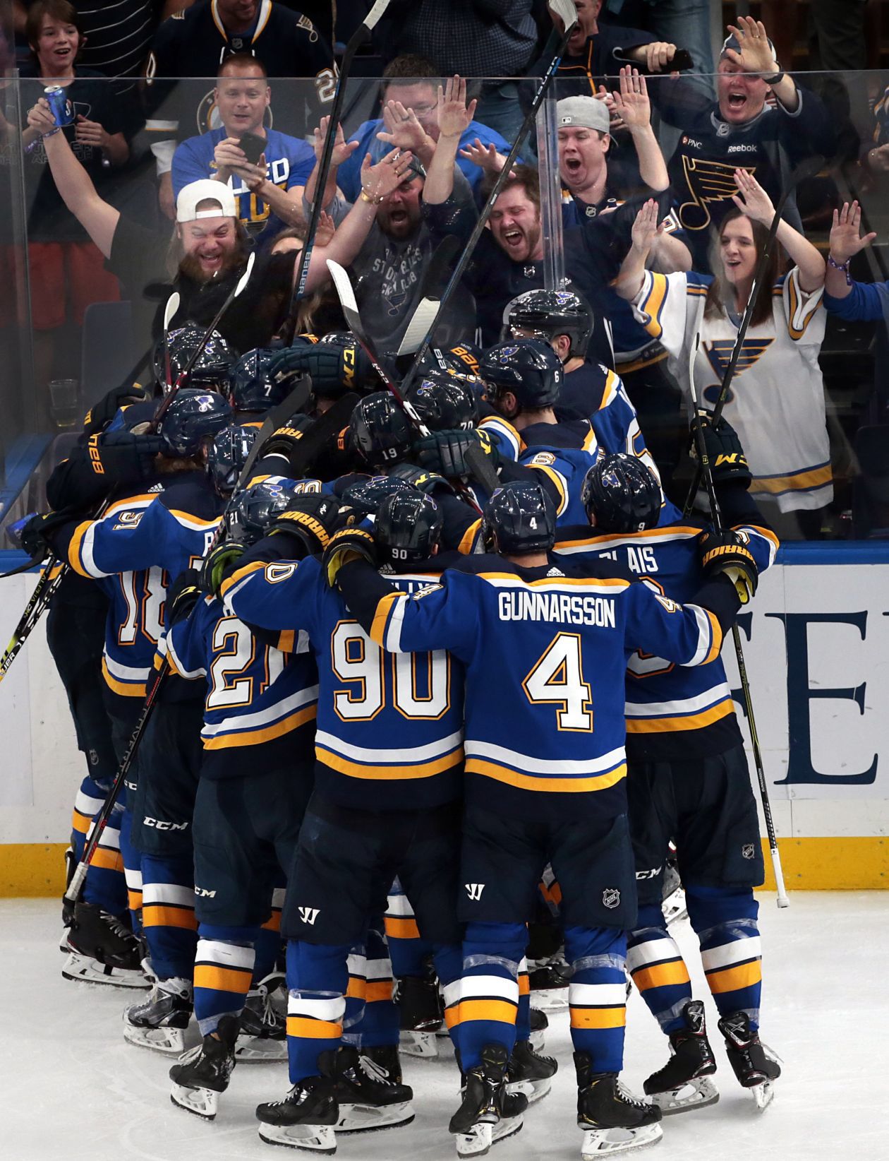 Blues, Stars in deciding Game 7